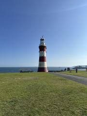 The lighthouse on Plymouth Hoe